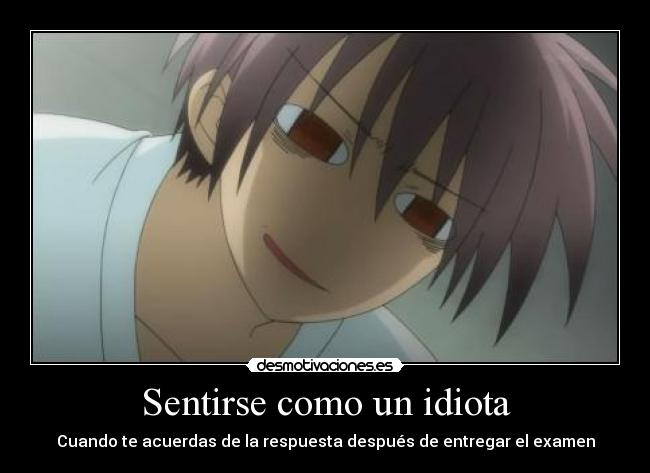 Sentirse como un idiota -