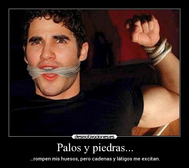 Palos y piedras... - 