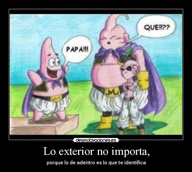 Lo exterior no importa, - 