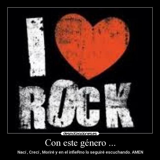 Con este género ... -