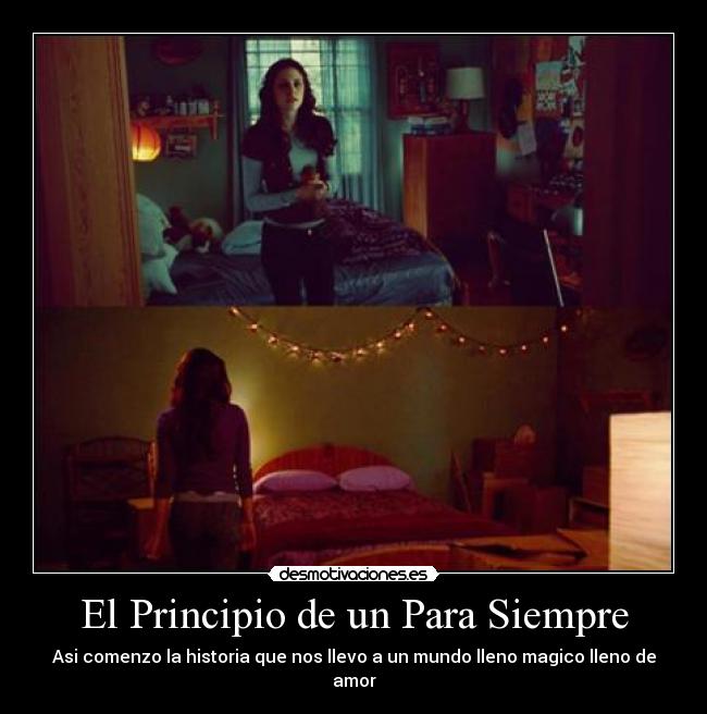 El Principio de un Para Siempre - Asi comenzo la historia que nos llevo a un mundo lleno magico lleno de amor