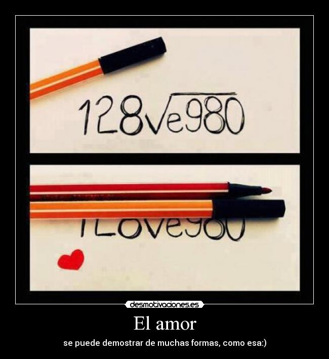 El amor -
