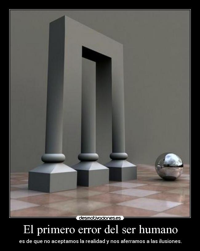 El primero error del ser humano - 