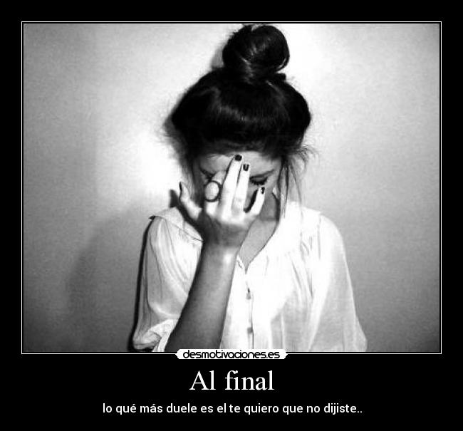 Al final -