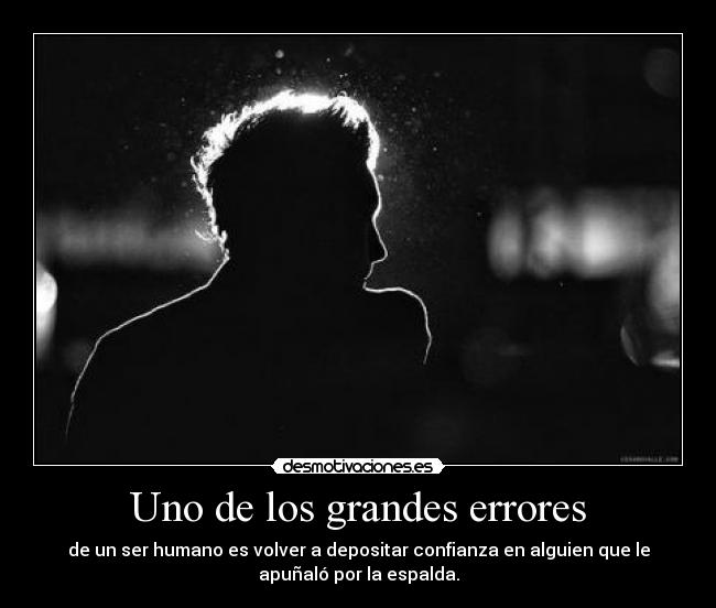 Uno de los grandes errores - 