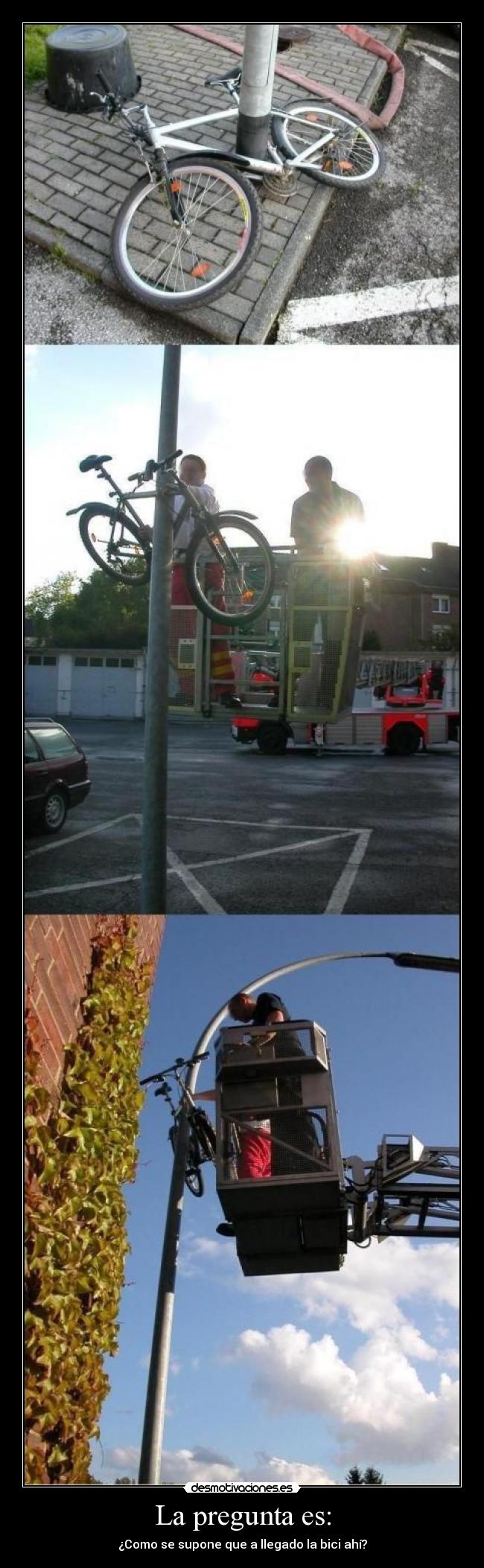 carteles ilovehardstyle pregunta bici como llegado ahi desmotivaciones