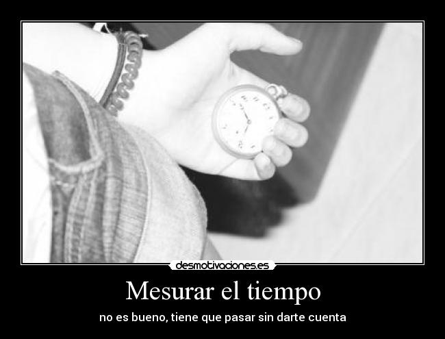 Mesurar el tiempo -