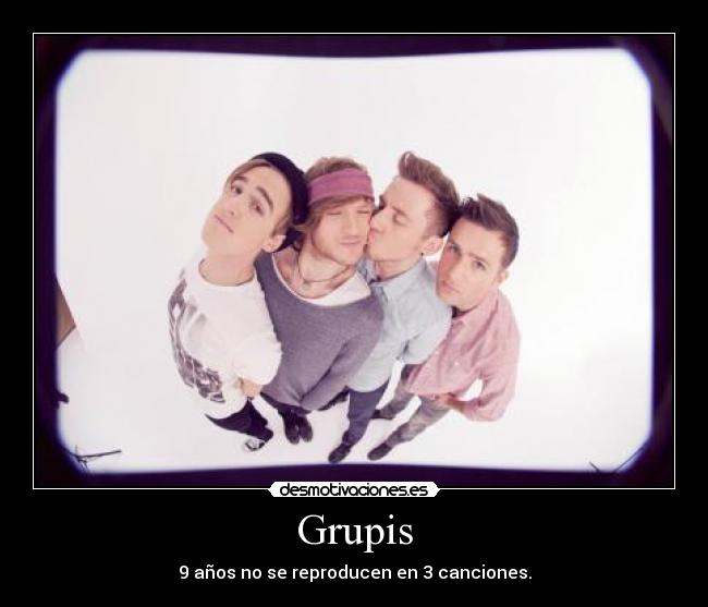 Grupis - 9 años no se reproducen en 3 canciones.