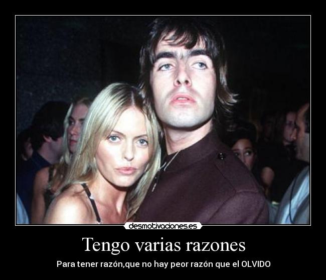 Tengo varias razones - 