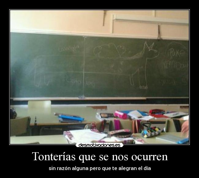 Tonterías que se nos ocurren -