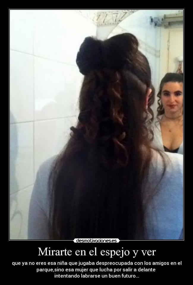 Mirarte en el espejo y ver -