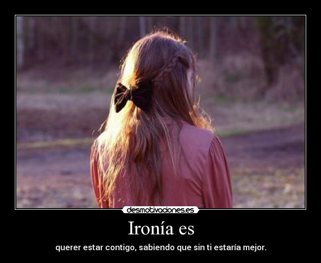 Ironía es - 