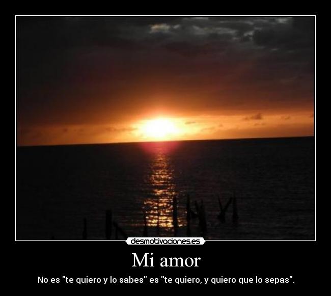 Mi amor -