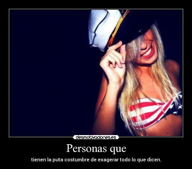 Personas que - 