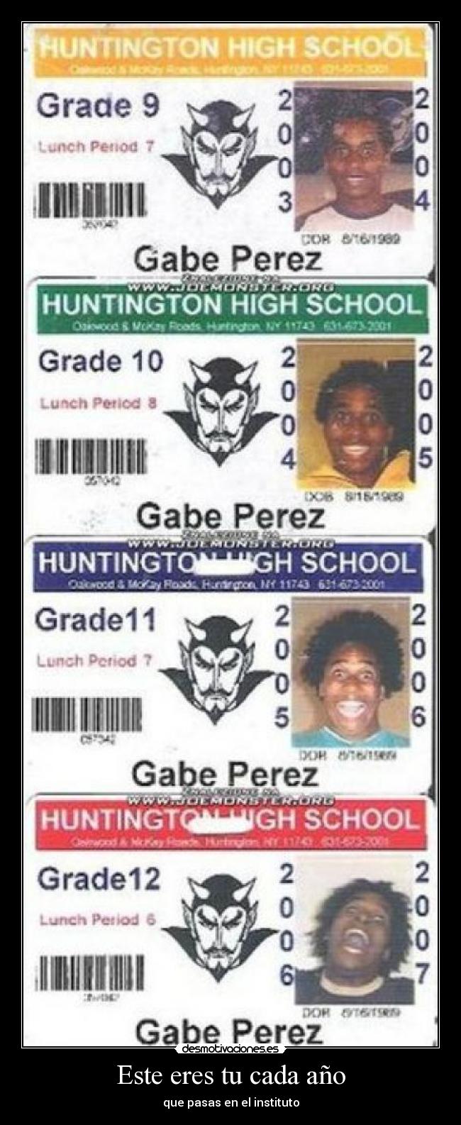 Este eres tu cada año - 