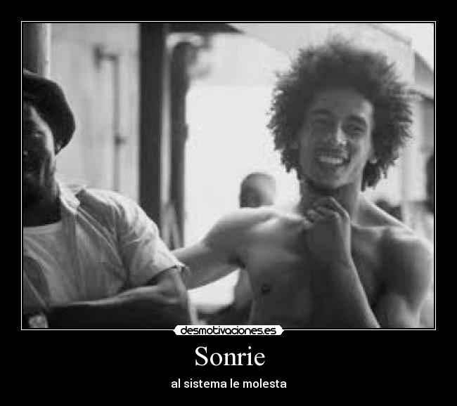 Sonrie - al sistema le molesta