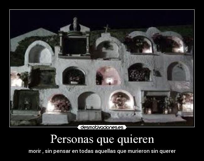 Personas que quieren - 