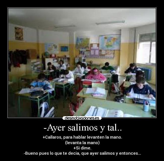 -Ayer salimos y tal.. - 