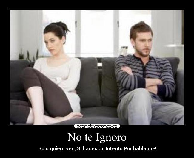 No te Ignoro - 