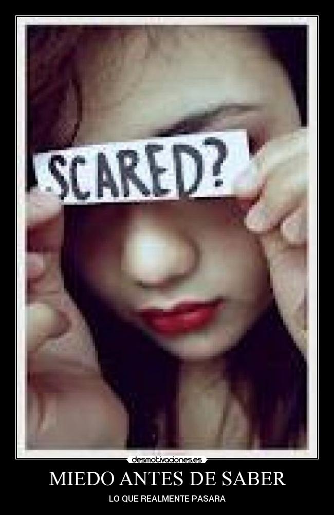 carteles miedo lol desmotivaciones