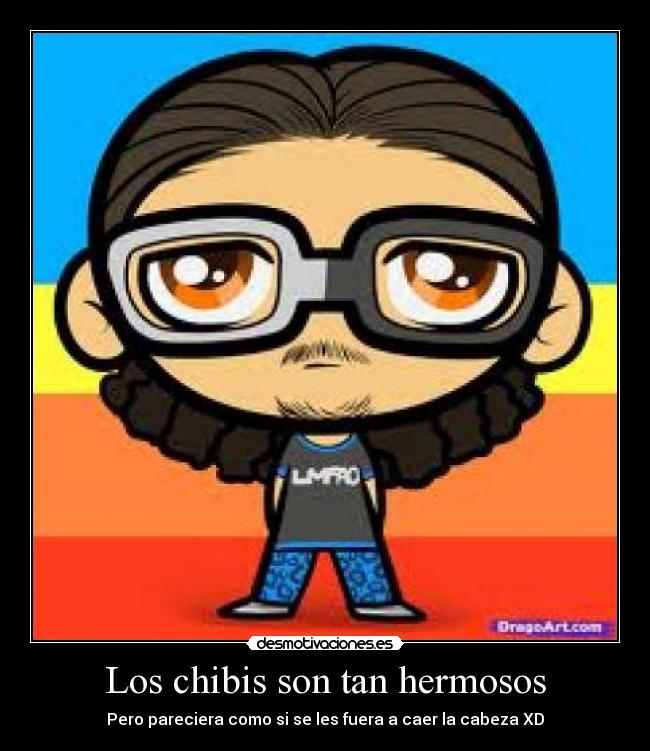 carteles chibis lmfao desmotivaciones