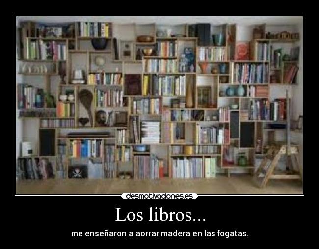 Los libros... -