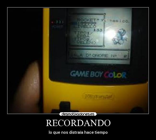 RECORDANDO - lo que nos distraía hace tiempo