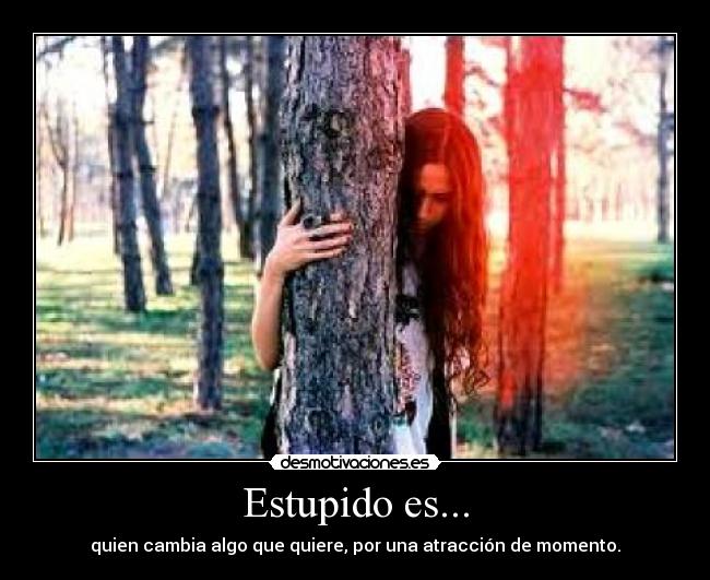Estupido es... -