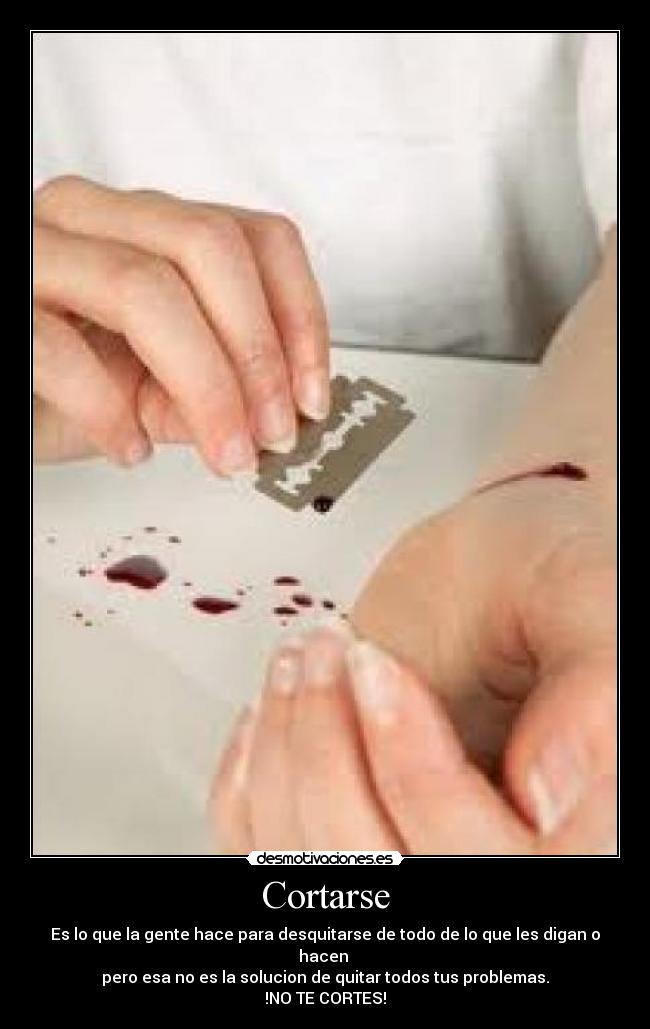 Cortarse -