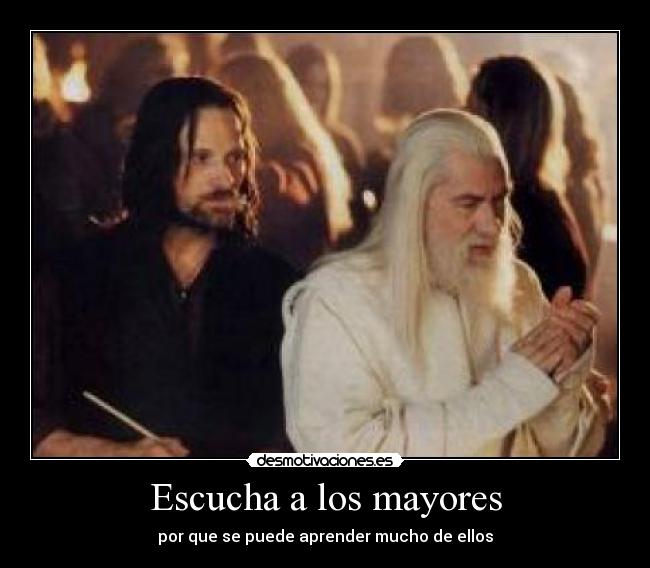 carteles escucha los mayores desmotivaciones