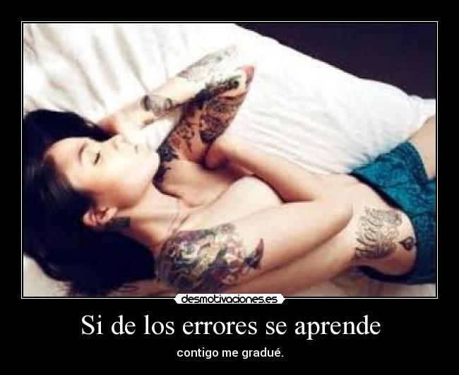 Si de los errores se aprende - 