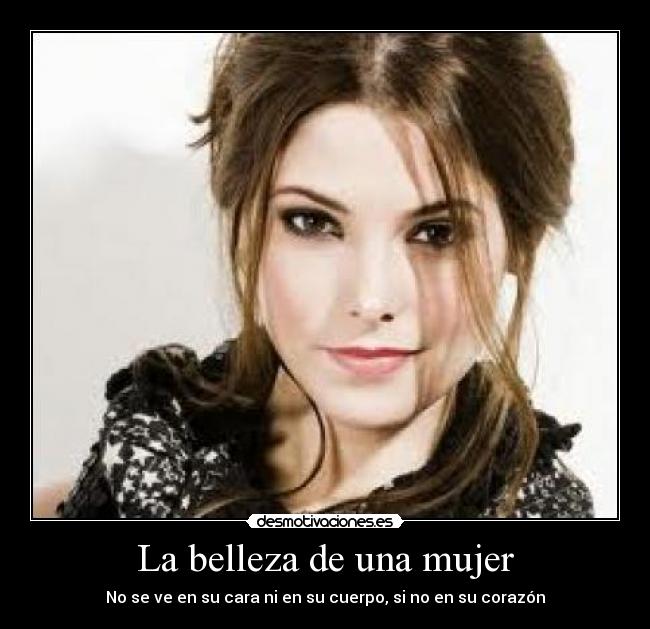 La belleza de una mujer -