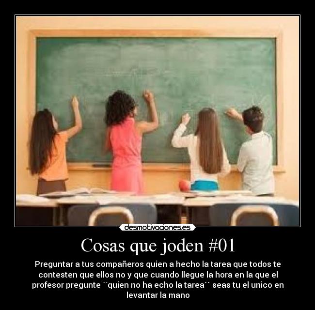 Cosas que joden #01 -