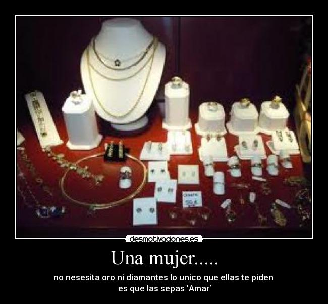 Una mujer..... -