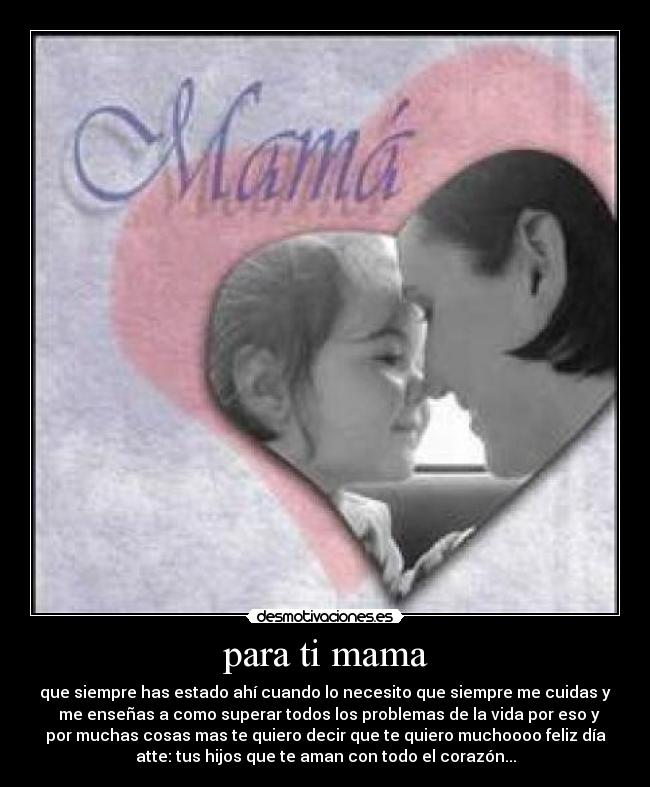 para ti mama -