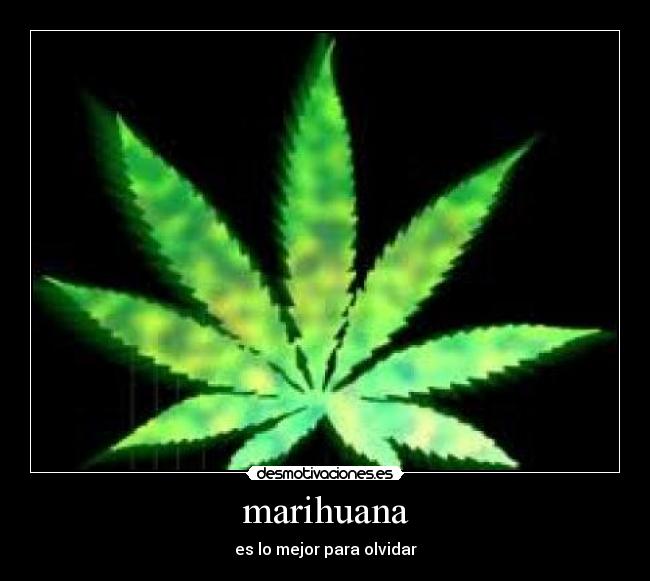 marihuana - es lo mejor para olvidar