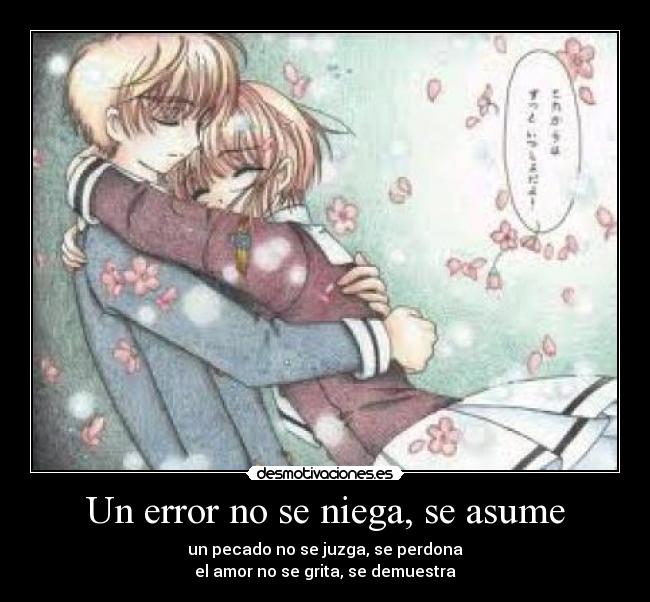 Un error no se niega, se asume -