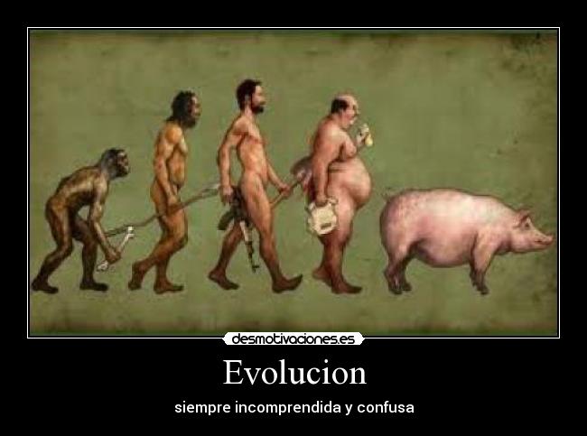 Evolucion - siempre incomprendida y confusa