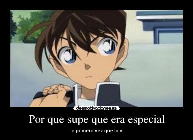 Por que supe que era especial -