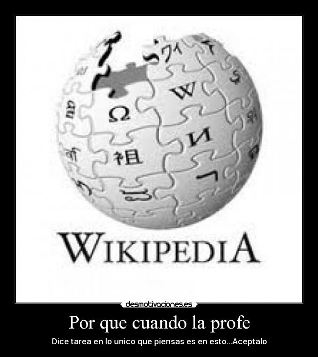 Por que cuando la profe -