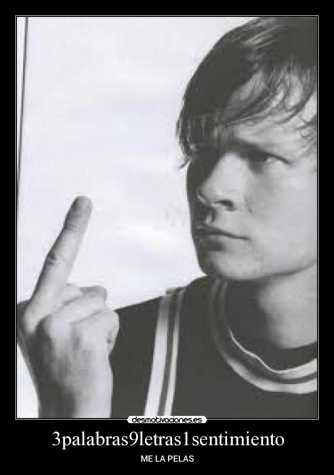 3palabras9letras1sentimiento - ME LA PELAS