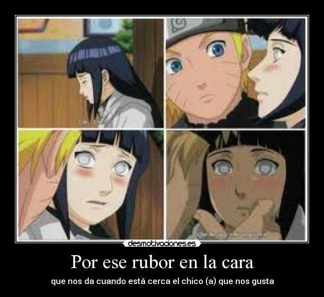 Por ese rubor en la cara -