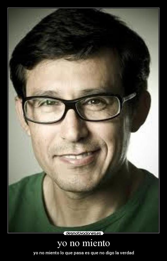 yo no miento - 