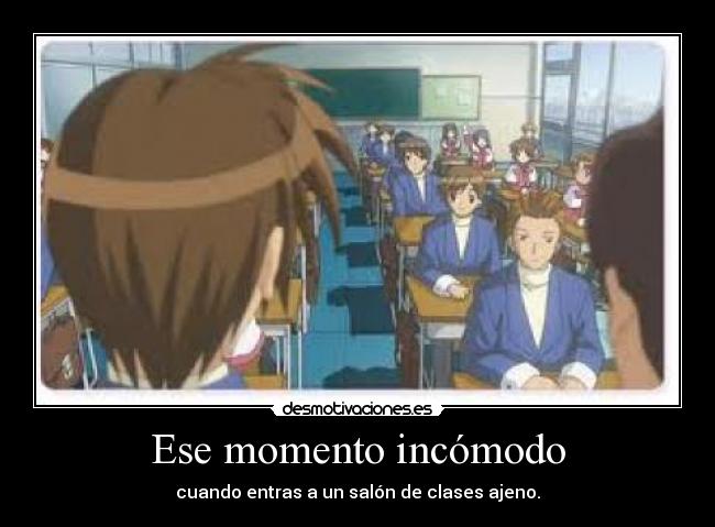 Ese momento incómodo -