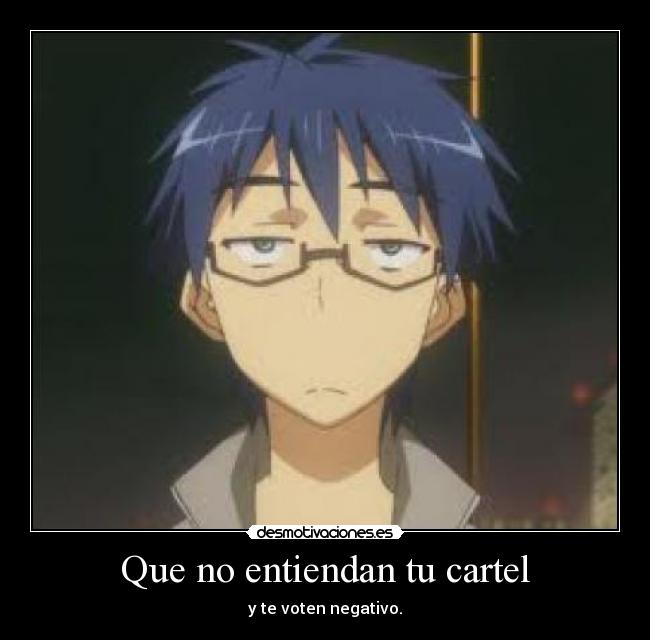 Que no entiendan tu cartel - 
