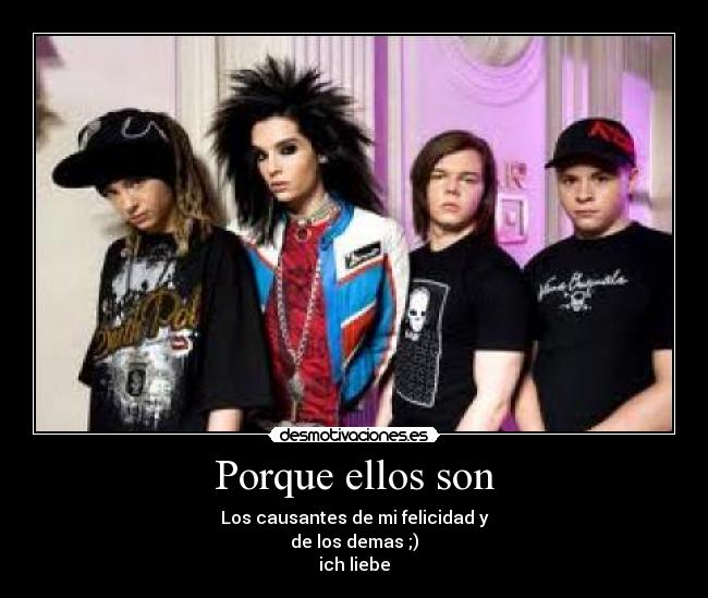 carteles tokio hotel desmotivaciones