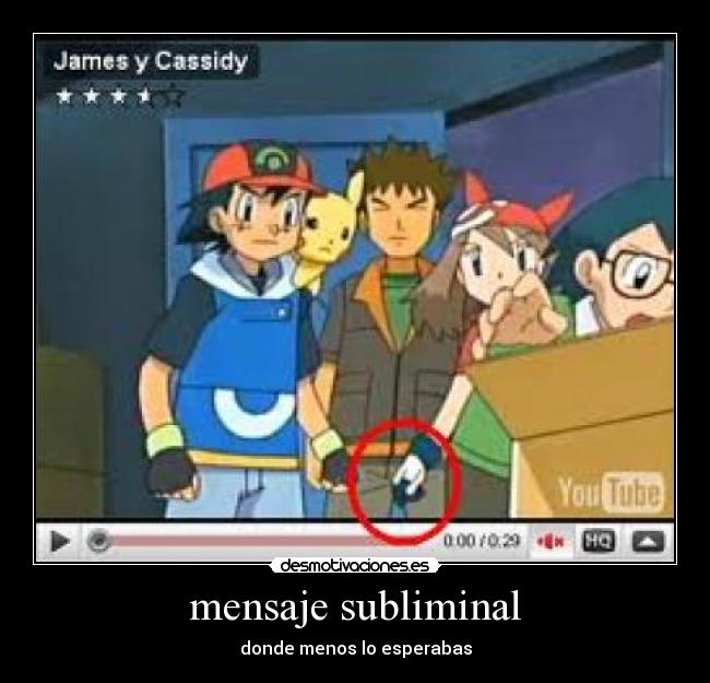 carteles pokemon mensajesubliminal desmotivaciones