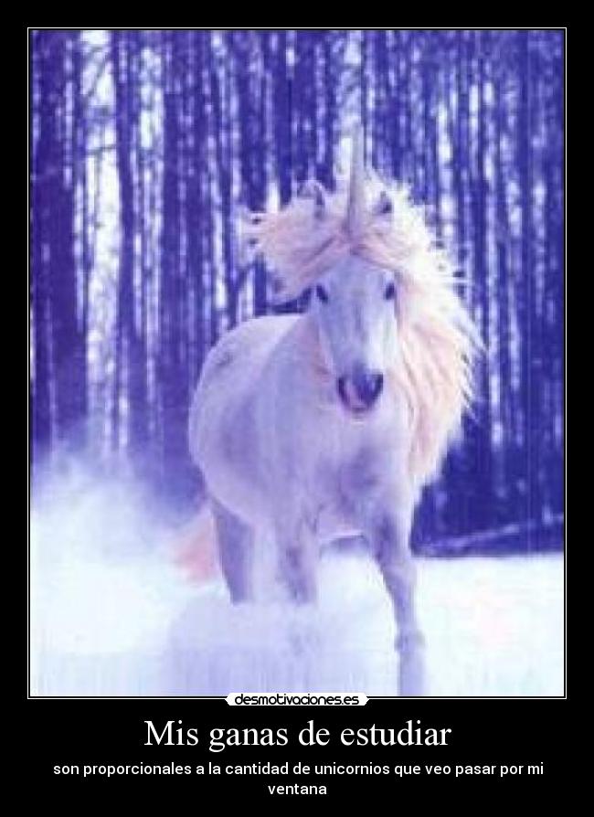 Mis ganas de estudiar -