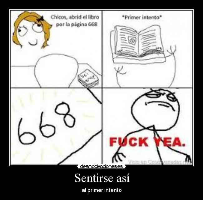 Sentirse así - al primer intento