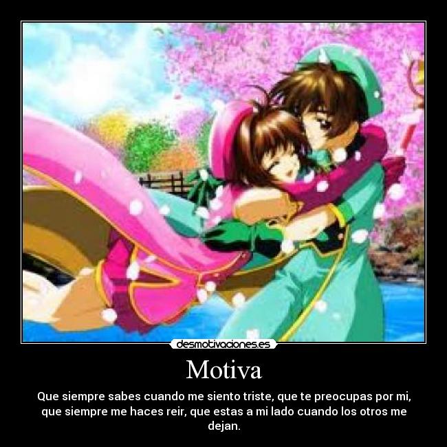 carteles sakuraxshaoran desmotivaciones